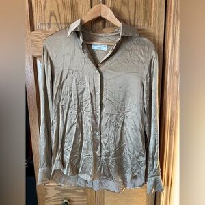 Officine générale Paris gold button down top